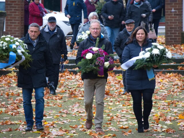 Kranzniederlegung am Volkstrauertag